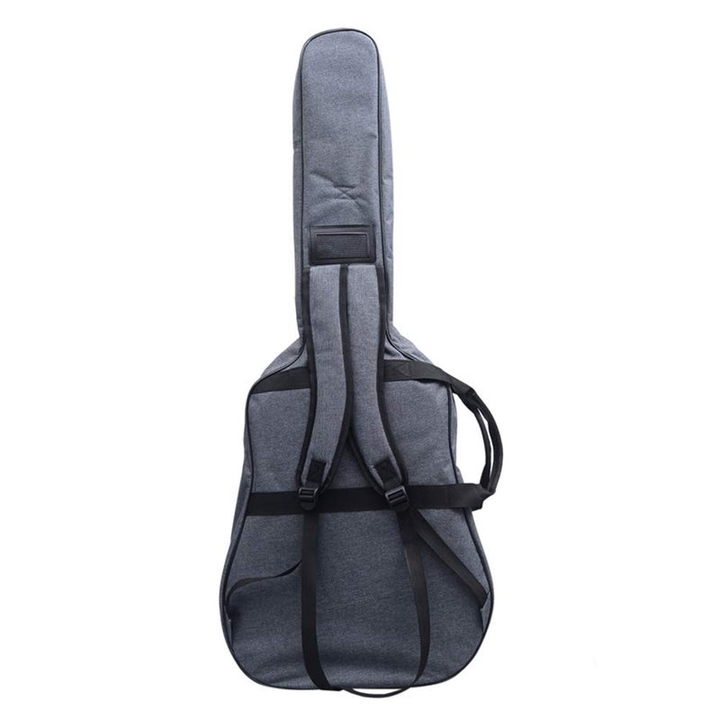 MoonEmbassy 'Jumbo Guitar Gig Bag Thickening and Waterproof 42'' 43'' Acoustic Guitar Bag', Grey, Retro - Image 4